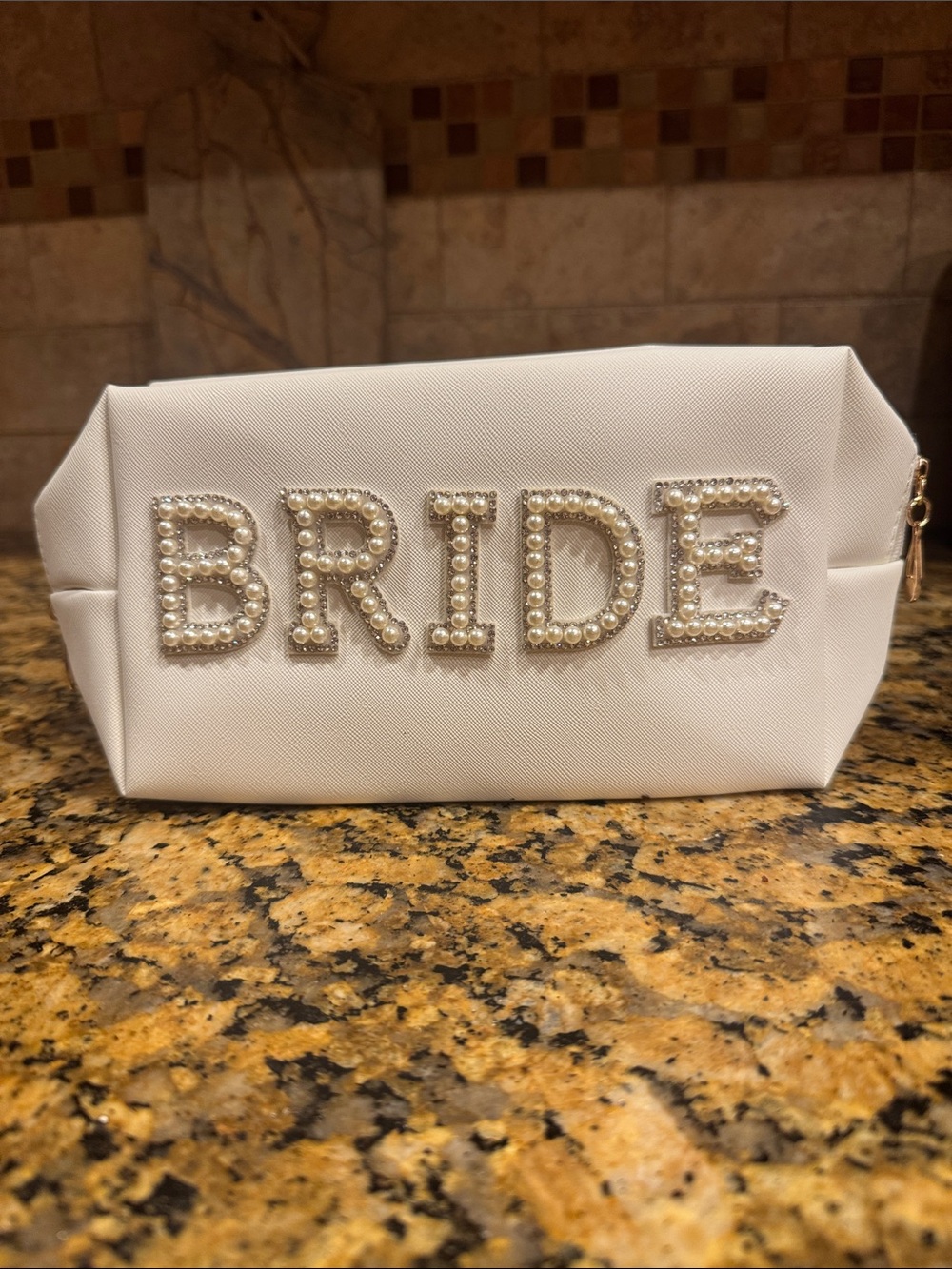 Bride cosmetic bag